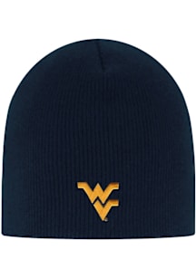 LogoFit West Virginia Mountaineers Navy Blue Everest Beanie Mens Knit Hat