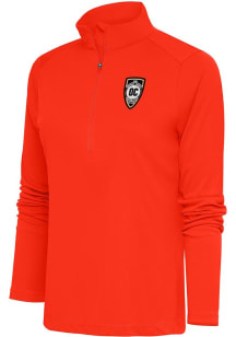 Antigua Orange County SC Womens Orange Tribute Qtr Zip