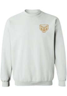 Vive La Fete Oakland University Golden Grizzlies Womens White Impressions Crew Sweatshirt