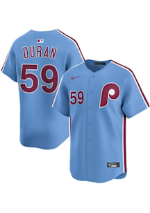 Jhoan Duran Nike Philadelphia Phillies Mens Light Blue Alt Limited Baseball Jersey