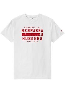 Nebraska Cornhuskers White All American Huskers Short Sleeve T Shirt