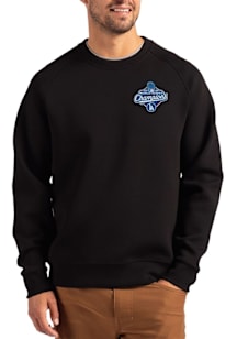 Cutter and Buck Los Angeles Dodgers Mens Black 2025 World Series Champions Roam Long Sleeve Crew S..