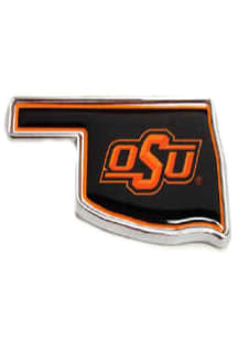 Oklahoma State Cowboys Domed Car Emblem - Black
