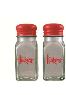 Nebraska Cornhuskers Glass Salt and Pepper Set