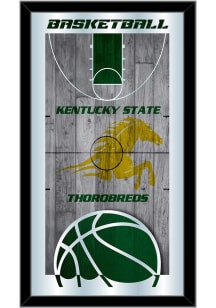 Kentucky State University Basketball Hanging Back Bar Mirror
