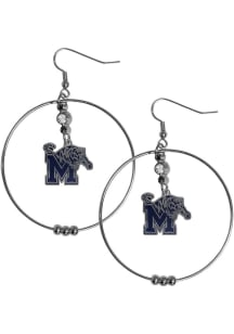 Memphis Tigers Hoop Womens Earrings