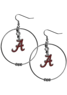 Alabama Crimson Tide Hoop Womens Earrings