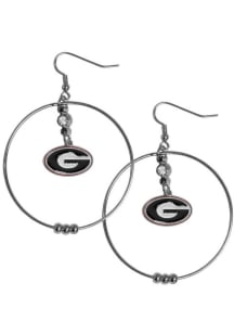 Georgia Bulldogs Hoop Womens Earrings