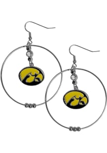 Iowa Hawkeyes Hoop Womens Earrings