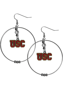 USC Trojans Hoop Womens Earrings