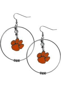 Clemson Tigers Hoop Womens Earrings