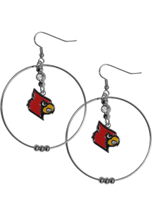 Louisville Cardinals Hoop Womens Earrings