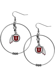 Utah Utes Hoop Womens Earrings