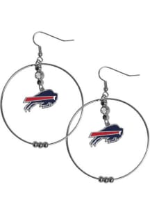Buffalo Bills Hoop Womens Earrings