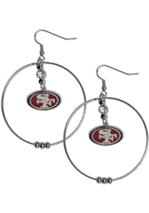 San Francisco 49ers Hoop Womens Earrings