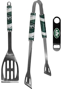 New York Jets 2 Piece w Bottle Opener BBQ Tool Set