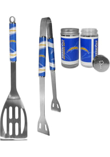 Los Angeles Chargers 2 Piece w S&amp;P Shakers BBQ Tool Set