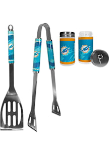 Miami Dolphins 2 Piece w S&P Shakers BBQ Tool Set