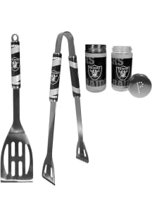 Las Vegas Raiders 2 Piece w S&amp;P Shakers BBQ Tool Set