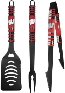 Wisconsin Badgers 3 Piece BBQ Tool Set