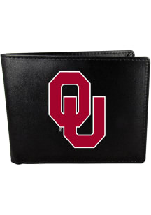 Oklahoma Sooners Large Logo Mens Bifold Wallet