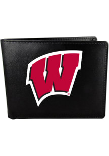 Wisconsin Badgers Large Logo Mens Bifold Wallet