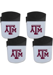 Texas A&amp;M Aggies White Bottle Opener Chip Clip