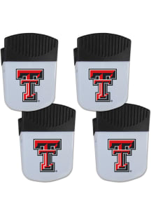 Texas Tech Red Raiders White Bottle Opener Chip Clip