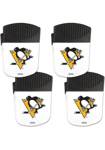 Pittsburgh Penguins White Bottle Opener Chip Clip