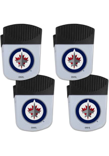 Winnipeg Jets White Bottle Opener Chip Clip