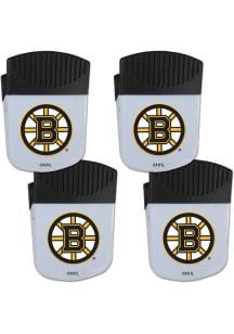 Boston Bruins White Bottle Opener Chip Clip