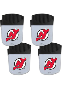 New Jersey Devils White Bottle Opener Chip Clip