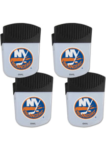 New York Islanders White Bottle Opener Chip Clip