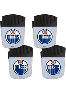 Edmonton Oilers White Bottle Opener Chip Clip