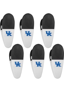 Kentucky Wildcats White 6 Pack Chip Clip