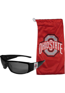 Chrome Ohio State Buckeyes Mens Sunglasses - Black