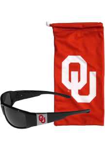 Oklahoma Sooners Chrome w Bag Mens Sunglasses