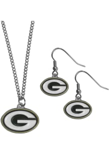 Green Bay Packers Dangle Womens Earrings
