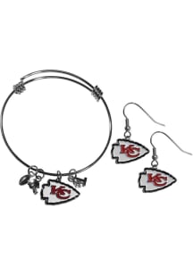 Kansas City Chiefs Dangle W Bracelet Womens Earrings