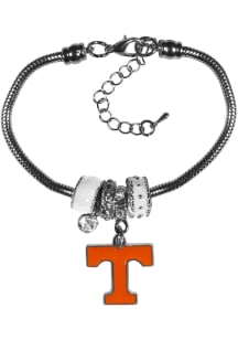 Tennessee Volunteers Euro Bead Bracelet Womens Bracelet