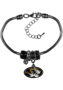 Missouri Tigers Euro Bead Bracelet Womens Bracelet