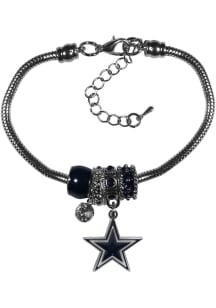 Dallas Cowboys Euro Bead Bracelet Womens Bracelet