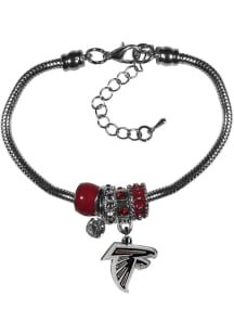 Atlanta Falcons Euro Bead Bracelet Womens Bracelet