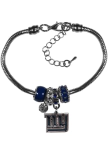 New York Giants Euro Bead Bracelet Womens Bracelet