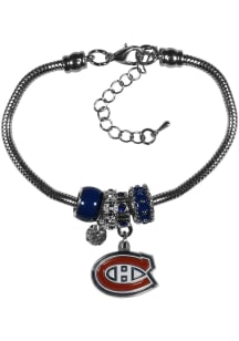 Montreal Canadiens Euro Bead Bracelet Womens Bracelet