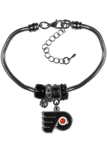 Philadelphia Flyers Euro Bead Bracelet Womens Bracelet