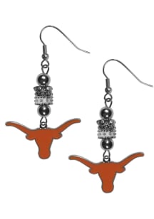 Texas Longhorns Euro Bead Earrings Womens Earrings