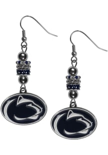 Penn State Nittany Lions Euro Bead Earrings Womens Earrings