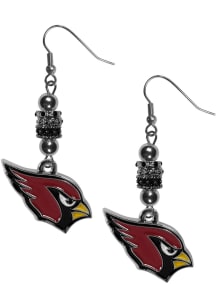 Arizona Cardinals Euro Bead Earrings Womens Earrings