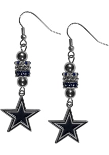 Dallas Cowboys Euro Bead Earrings Womens Earrings